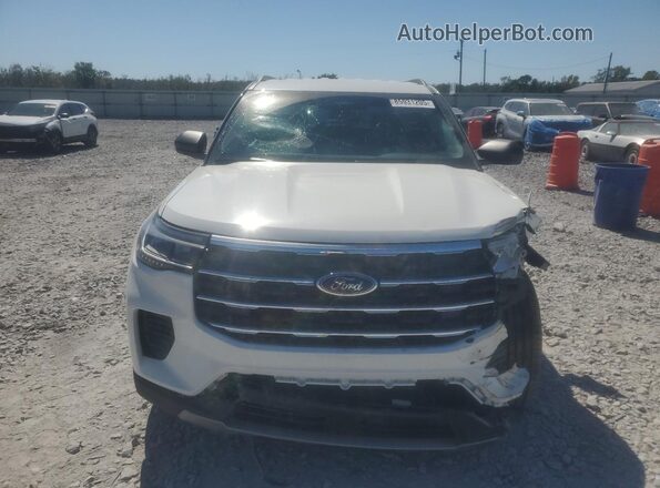 1FMUK7DH5SGC29090 2025 FORD FORD EXPLORER White Front view