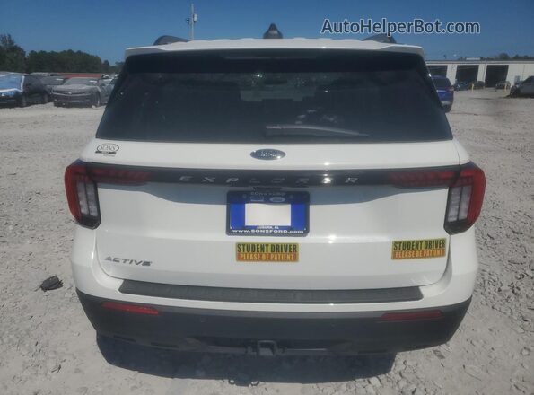 1FMUK7DH5SGC29090 2025 FORD FORD EXPLORER White Rear view