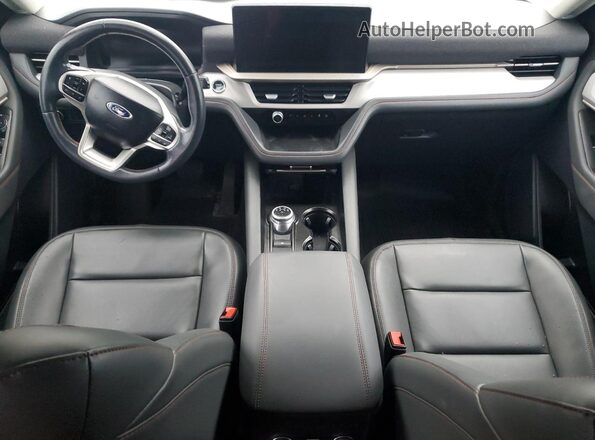 1FMUK8DH5SGA08417 2025 FORD FORD EXPLORER Black Widok deski rozdzielczej