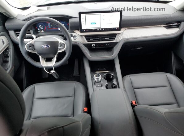 1FMUK8DH5SGB41551 2025 FORD FORD EXPLORER Blue Առջևի վահանակի տեսք