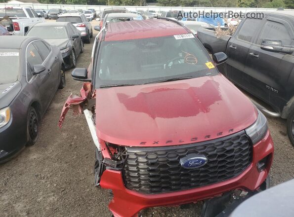 1FMUK8KH2SGB37623 2025 FORD FORD EXPLORER Красный 