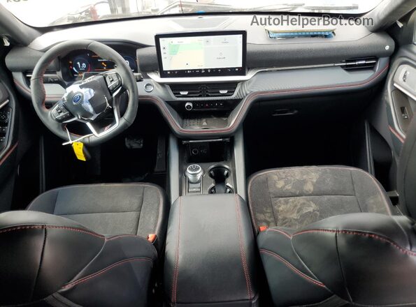1FMWK7GC6SGC19970 2025 FORD FORD EXPLORER Blue Dashboard view