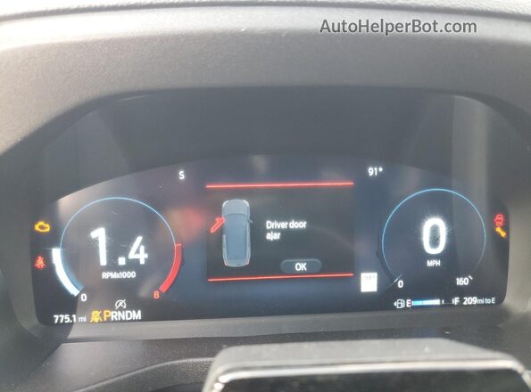 1FMWK7GC6SGC19970 2025 FORD FORD EXPLORER Blue Instrument cluster view