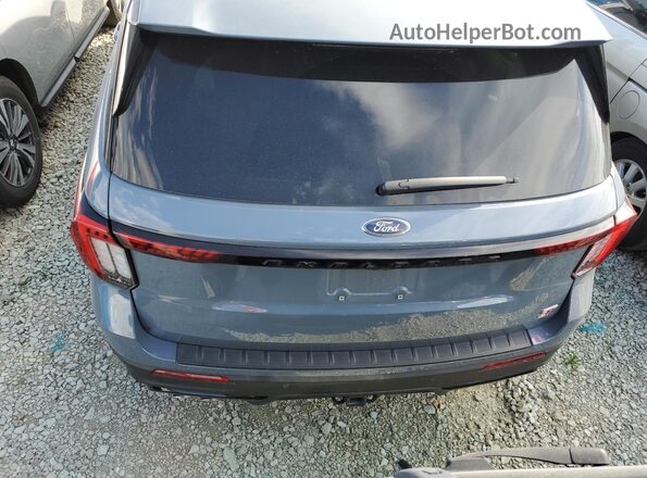 1FMWK8GC9SGA52848 2025 FORD FORD EXPLORER Gray Rear view