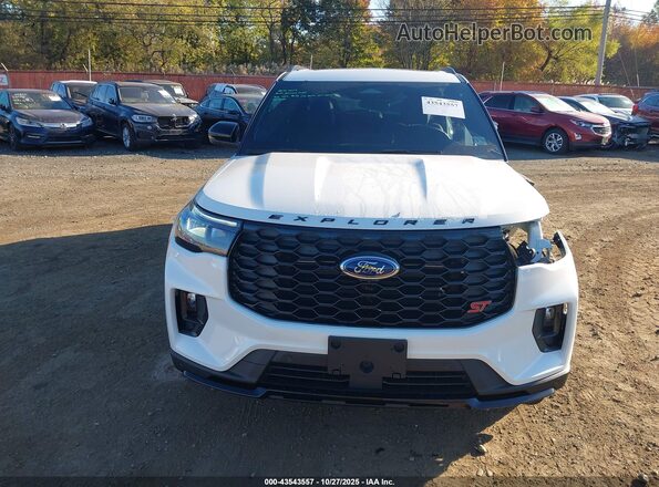 1FMWK8GC9SGC64083 2025 FORD FORD EXPLORER White Вид щитка приладів