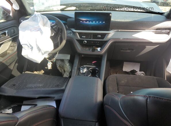 1FMWK8GCXSGA58836 2025 FORD FORD EXPLORER Gray წინა პანელის ხედი