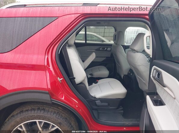 1FMWK8HC3SGC04489 2025 FORD FORD EXPLORER Red Widok naklejki z numerem VIN