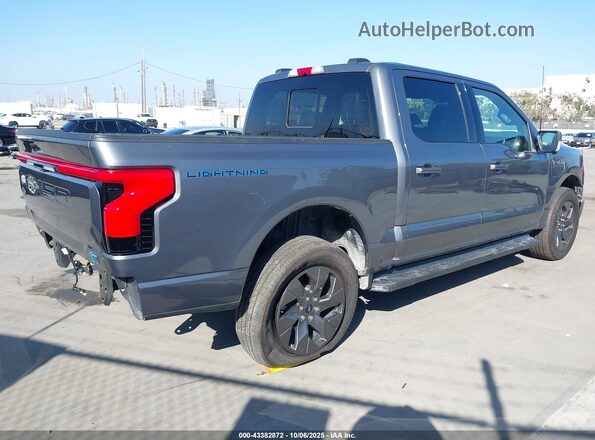 1FT6W1EVXPWG52831 2023 FORD F-150 LIGHTNING Gray უკანა მარჯვენა