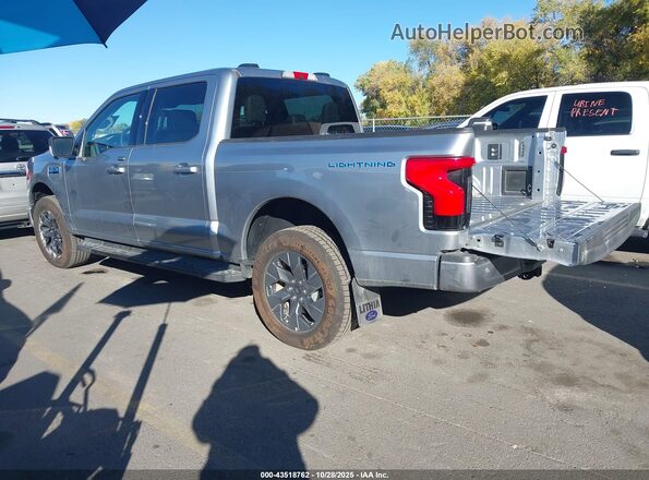 1FT6W3LU7SWG16450 2025 FORD F-150 LIGHTNING Silver Trasero izquierdo
