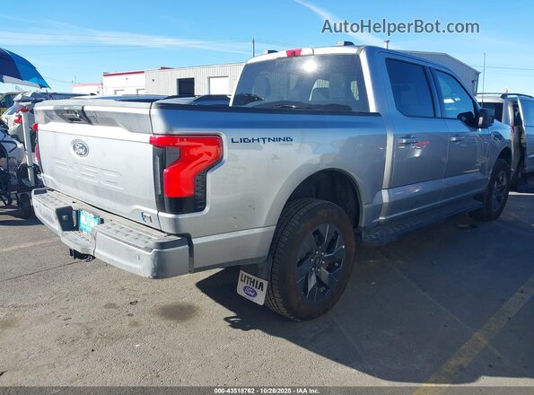 1FT6W3LU7SWG16450 2025 FORD F-150 LIGHTNING Silver Trasero derecho