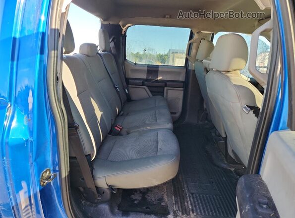 1FT7W2B60LEE81143 2020 FORD F250 Blue Rear seats view