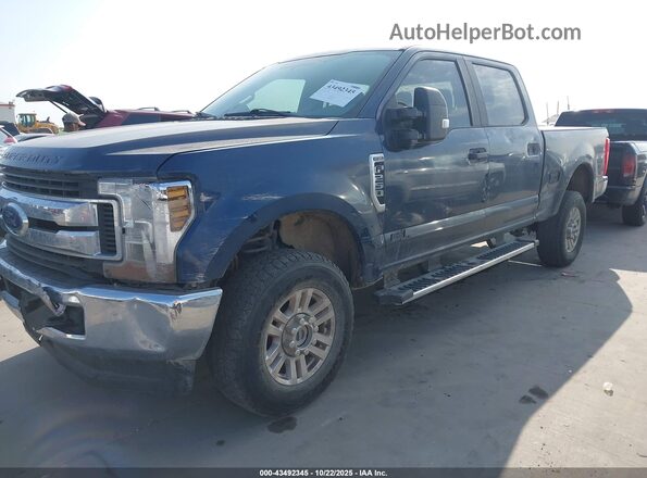 1FT7W2B62KEG32417 2019 FORD F-250 Blue Vista tres cuartos delantera izquierda