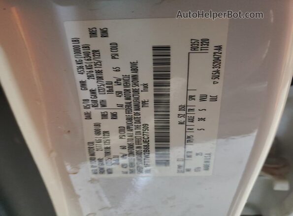 1FT7W2B68JEC77509 2018 FORD F250 White 