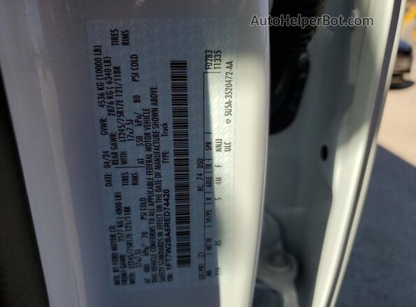 1FT7W2BA6RED74420 2024 FORD F250 White 