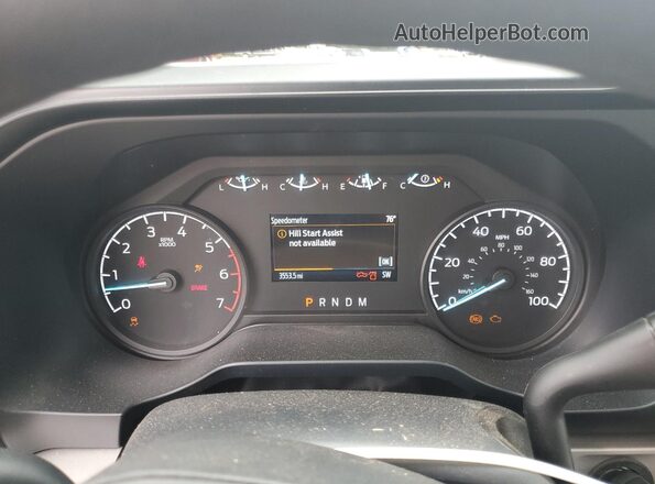 1FT7W2BA6RED76961 2024 FORD F250 White Instrument cluster view