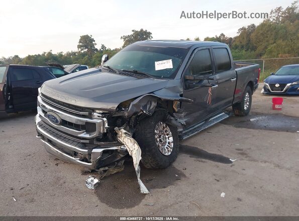 1FT7W2BN1MEC57016 2021 FORD F-250 Gray Front left