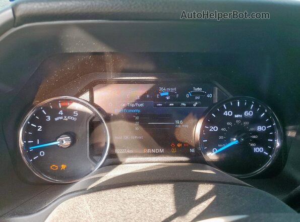 1FT7W2BT1LED83793 2020 FORD F250 Черный Вид щитка приборов