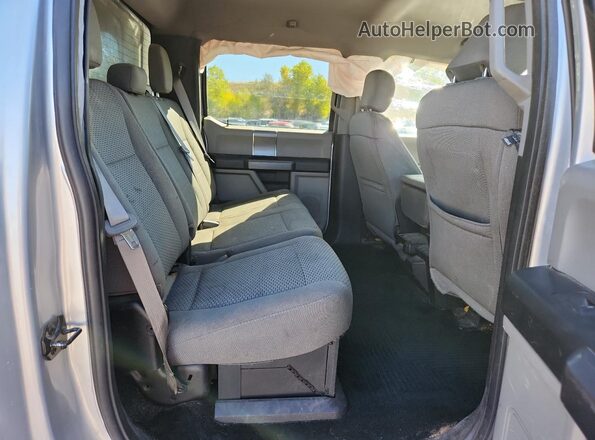 1FT7W2BT2JEB89383 2018 FORD F250 Silver უკანა სავარძლების ხედი