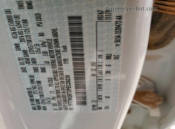 1FT7W2BT2PEC29230 2023 FORD F250 White 