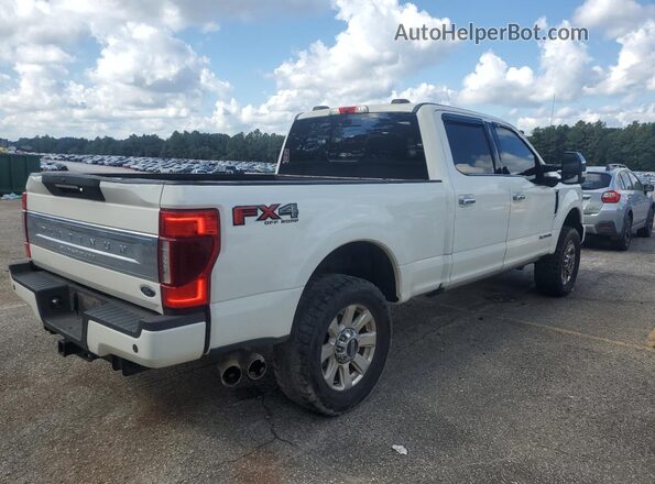 1FT7W2BT4LEC58867 2020 FORD F250 White უკანა მარჯვენა