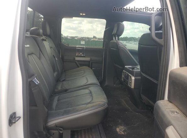 1FT7W2BT4LEC58867 2020 FORD F250 White უკანა სავარძლების ხედი