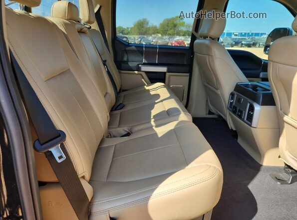 1FT7W2BT4LEC70100 2020 FORD F250 Black Rear seats view