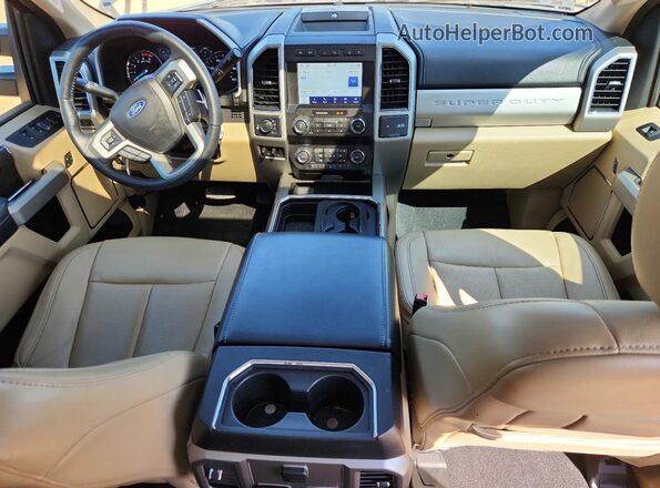 1FT7W2BT4LEC70100 2020 FORD F250 Black Dashboard view