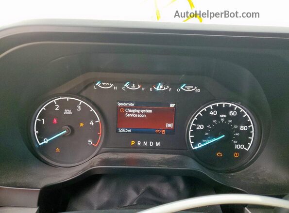 1FT7W2BT4REC49496 2024 FORD F250 White Widok zestawu wskaźników
