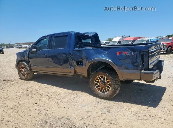 1FT7W2BT8HEC01224 2017 FORD F250 Blue უკანა მარცხენა
