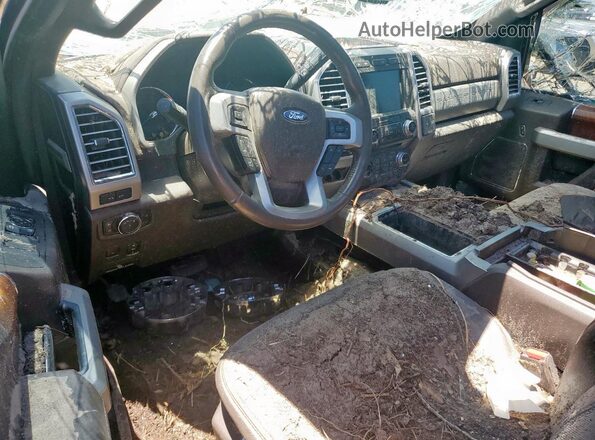 1FT7W2BT8HEC01224 2017 FORD F250 Blue წინა პანელის ხედი