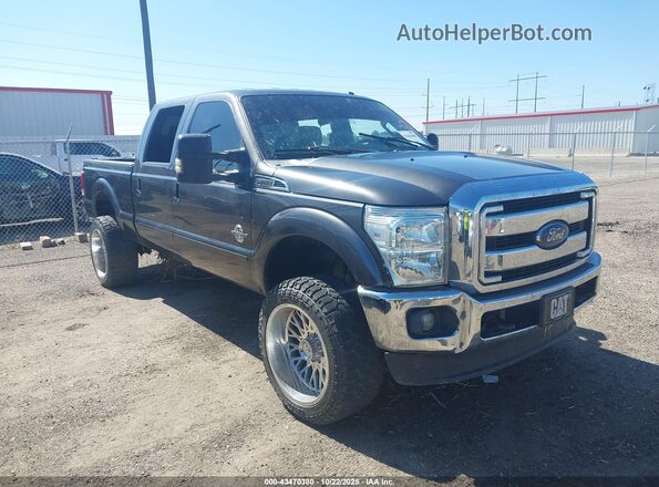 1FT7W2BT9GEC10643 2016 FORD F-250 Gray Widok z przodu