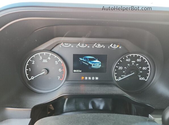 1FT7X2BA7PED17430 2023 FORD F250 White Widok zestawu wskaźników