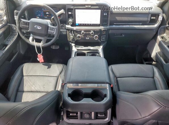 1FT8W2BT1SED19286 2025 FORD F250 Silver Dashboard view