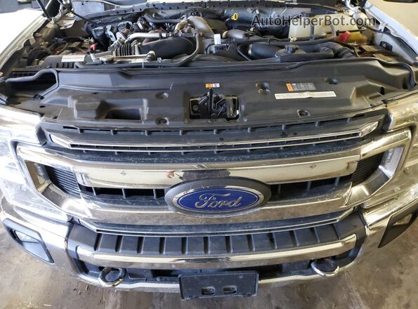 1FT8W2BT2LEE13274 2020 FORD F250 White Rear interior view