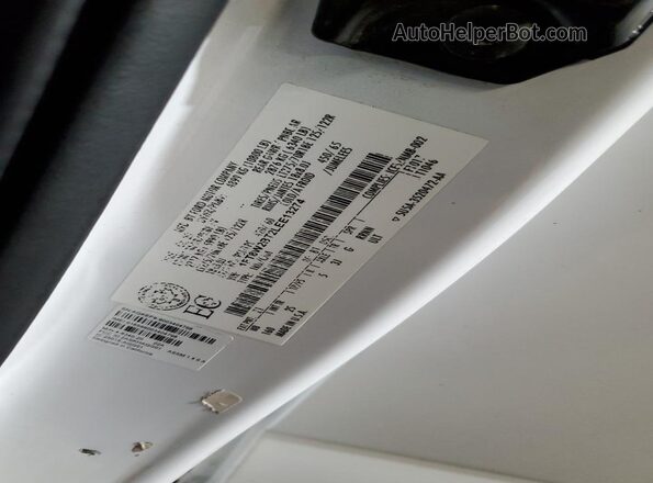 1FT8W2BT2LEE13274 2020 FORD F250 White VIN sticker view