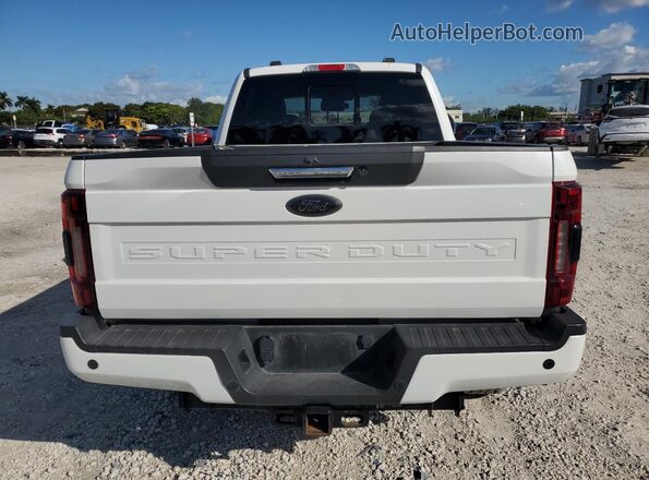 1FT8W2BT2LEE77511 2020 FORD F250 White უკანა ხედი