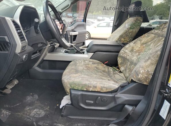 1FT8W2BT2LEE93708 2020 FORD F250 Black Вид салону спереду