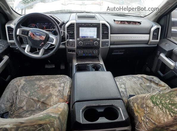 1FT8W2BT2LEE93708 2020 FORD F250 Black Вид панелі приладів