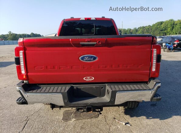 1FT8W2BT6PEC19675 2023 FORD F250 Red უკანა ხედი
