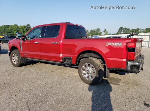 1FT8W2BT6PEC19675 2023 FORD F250 Red უკანა მარცხენა