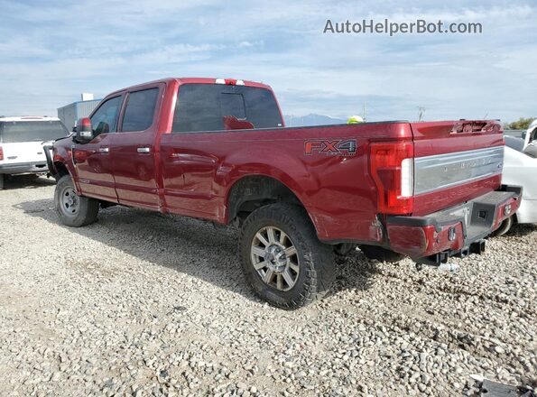 1FT8W3BT8KEE53265 2019 FORD F350 Maroon 