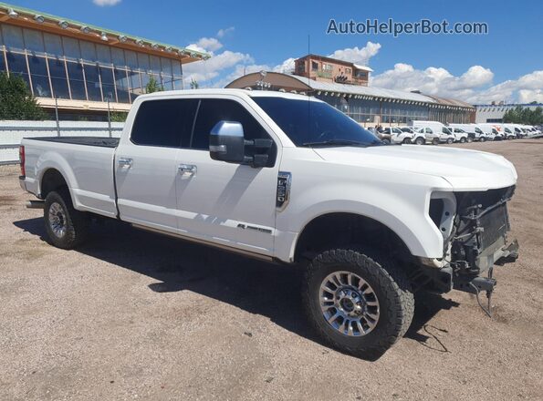 1FT8W3BT8LEC71132 2020 FORD F350 Белый Передняя правая четверть