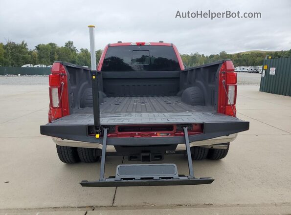 1FT8W3DT7LEC91370 2020 FORD F350 Red უკანა ხედი