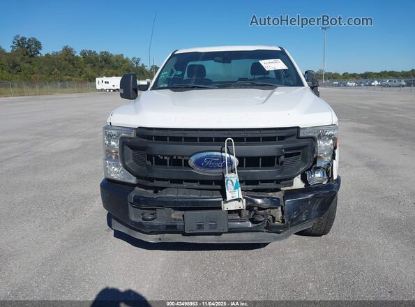 1FTBF2A61LED60245 2020 FORD F-250 White Widok zestawu wskaźników