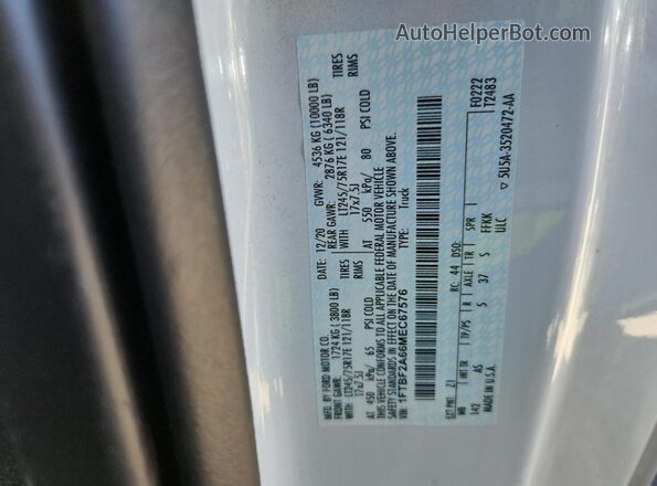 1FTBF2A66MEC67576 2021 FORD F250 White 