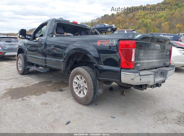 1FTBF2B69MEC72544 2021 FORD F-250 Black Tył lewy