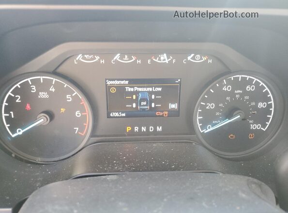 1FTBF2BA4PED12330 2023 FORD F250 White Instrument cluster view