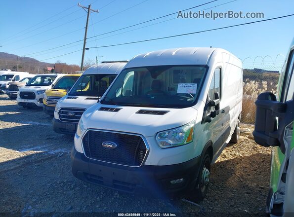 1FTBF7CG6PKB71214 2023 FORD TRANSIT-350 Blue წინა მარცხენა ხედი სამი მეოთხედიდან
