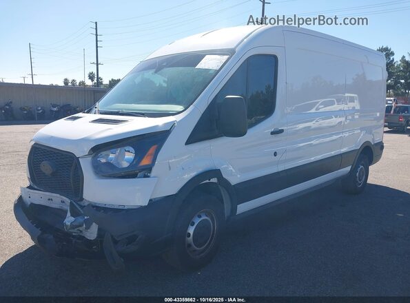 1FTBR1C82RKA21066 2024 FORD TRANSIT-250 White წინა მარცხენა ხედი სამი მეოთხედიდან