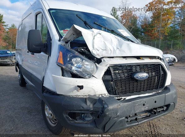 1FTBR2C89PKB83506 2023 FORD TRANSIT-250 White Widok z przodu